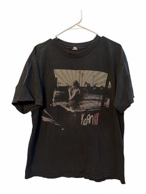 Korn 2010 Tour Graphic T-Shirt Size Large